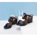 Hermes Black Peace Sandals