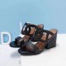 Hermes Black Peace Sandals