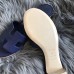 Hermes Oasis Sandals In Sapphire Epsom Leather