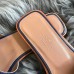 Hermes Oran Sandals In Navy Swift Leather