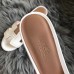 Hermes White Epsom Oasis Perforated Sandals