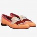 Hermes Royal Loafers In Multicolour Suede