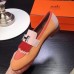 Hermes Royal Loafers In Multicolour Suede