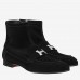 Hermes Black Saint Honore Ankle Boots