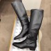 Hermes Soria Boots In Black Calfskin Leather