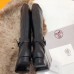 Hermes Soria Boots In Black Calfskin Leather