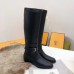 Hermes Soria Boots In Black Calfskin Leather