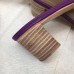 Hermes Purple Epsom Oasis Sandals