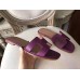 Hermes Oran Sandals In Cyclamen Epsom Leather