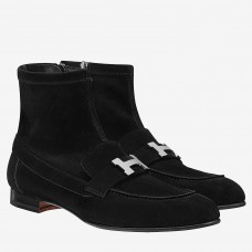 Hermes Black Saint Honore Ankle Boots Hermes Black Saint Honore Ankle Boots