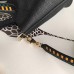 Hermes Black Tressage Cuir 25 MM Bag Strap
