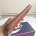 Hermes Brown Clemence Azap Zipped Wallet