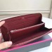 Hermes Ruby Clemence Azap Zipped Wallet