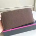 Hermes Etoupe Clemence Azap Zipped Wallet