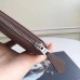 Hermes Etoupe Clemence Azap Zipped Wallet