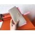 Hermes Bi-Color Epsom Bearn Wallet Grey/Pink