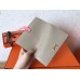 Hermes Bi-Color Epsom Bearn Wallet Grey/Pink