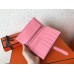 Hermes Bi-Color Epsom Bearn Wallet Grey/Pink