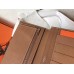 Hermes Bi-Color Epsom Bearn Wallet Taupe/Brown