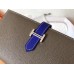 Hermes Bi-Color Epsom Bearn Wallet Taupe/Electric Blue
