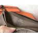 Hermes Taupe Clemence Bearn Gusset Wallet