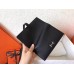 Hermes Black Epsom Bearn Gusset Wallet