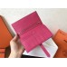 Hermes Peach Epsom Bearn Gusset Wallet