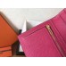 Hermes Peach Epsom Bearn Gusset Wallet