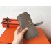 Hermes Taupe Epsom Bearn Gusset Wallet