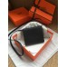 Hermes Black Clic 16 Wallet With Strap