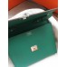 Hermes Green Clic 16 Wallet With Strap