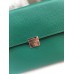 Hermes Green Clic 16 Wallet With Strap