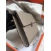 Hermes Grey Clic 16 Wallet With Strap