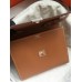 Hermes Brown Clic 16 Wallet With Strap