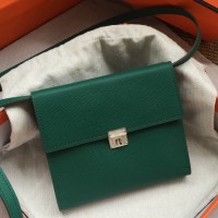 Hermes Green Clic 16 Wallet With Strap Hermes Green Clic 16 Wallet With Strap