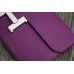 Hermes Constance Wallet In Purple Epsom Leather