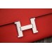 Hermes Constance Wallet In Red Epsom Leather