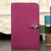 Hermes Dogon Combine Wallet In Purple Leather