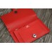 Hermes Dogon Combine Wallet In Red Leather