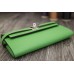 Hermes Kelly Longue Wallet In Bamboo Epsom Leather