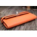 Hermes Kelly Longue Wallet In Crevette Epsom Leather