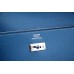 Hermes Kelly Longue Wallet In Jean Blue Epsom Leather