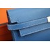 Hermes Kelly Longue Wallet In Jean Blue Epsom Leather