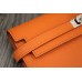 Hermes Kelly Longue Wallet In Orange Epsom Leather