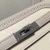 Hermes Bicolor Kelly Ghillies Wallet In Ivory Swift Leather