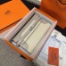 Hermes Bicolor Kelly Ghillies Wallet In Ivory Swift Leather