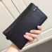 Hermes Kelly Ghillies Wallet In Black Swift Leather