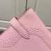 Hermes Kelly Ghillies Wallet In Pink Swift Leather