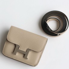 Hermes Constance Slim Wallet in Tourterelle Epsom Calfskin Hermes Constance Slim Wallet in Tourterelle Epsom Calfskin