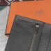 Hermes Black Togo Leather Bearn Gusset Wallet